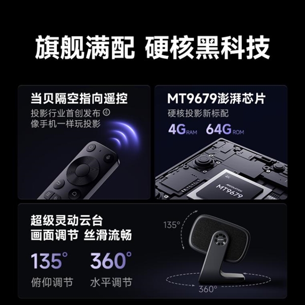 哪款好用 当贝F7 Pro家庭娱乐全能王！麻将胡了试玩网站免费实用性最高的客厅投影仪(图4)